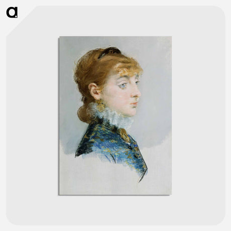 アートポストカード-Valtesse de la Bigne - エドゥアール マネ Postcard.