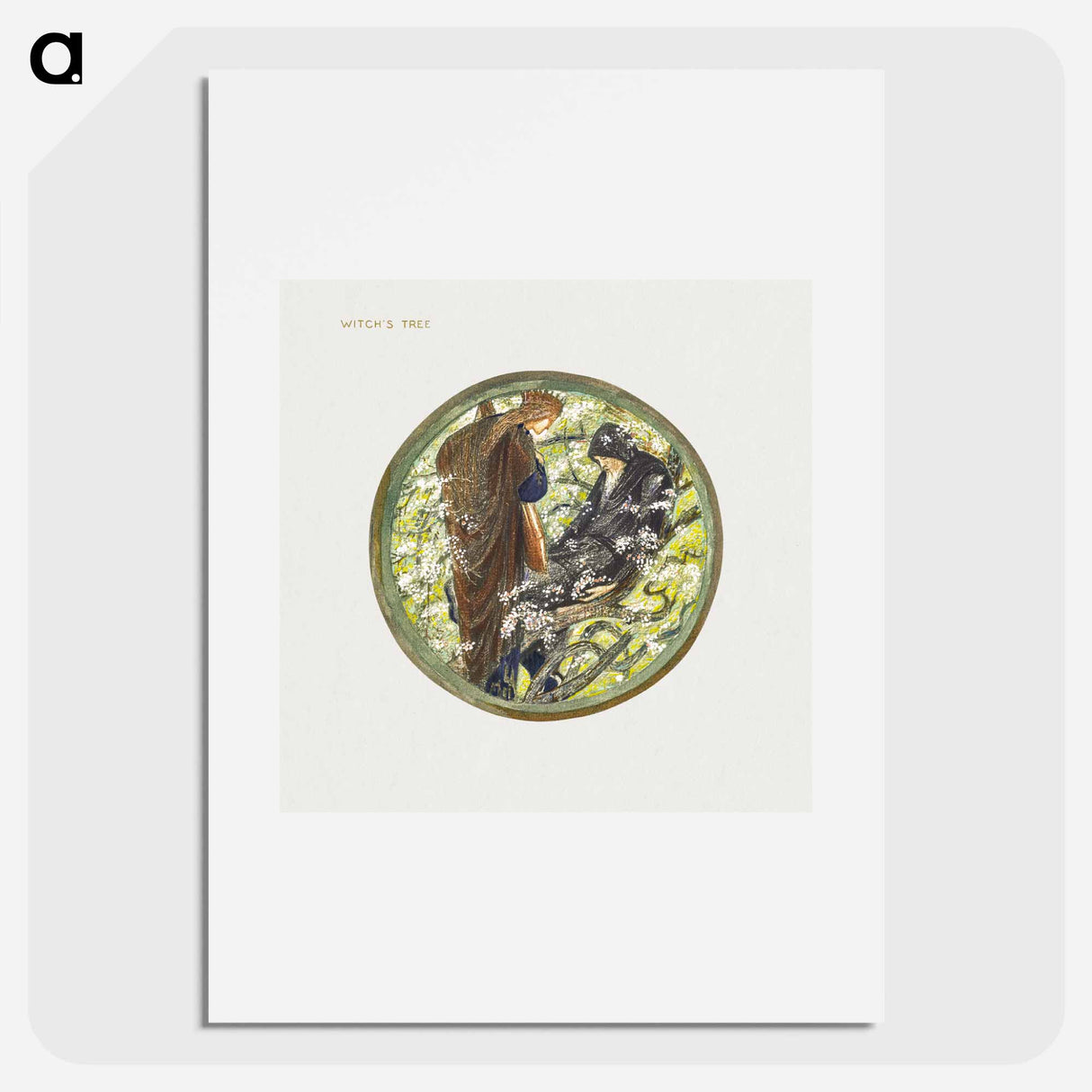 Witch's Tree from The Flower Book - エドワード バーン ジョーンズ Poster.