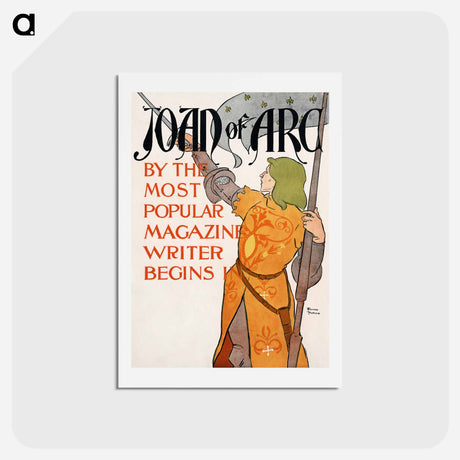 アートポストカード-Joan of Arc - エドワード ペンフィールド Postcard.