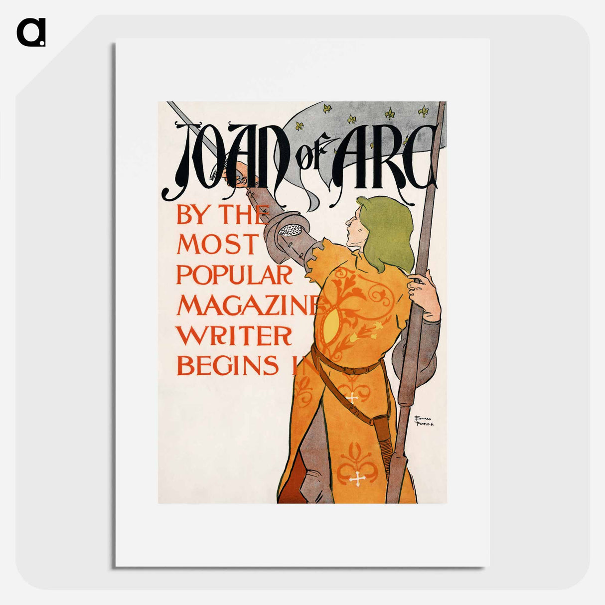 Joan of Arc - Edward Penfield Poster.