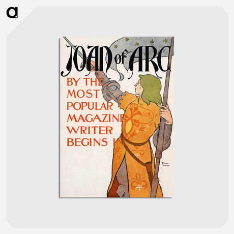 アートポストカード-Joan of Arc - エドワード ペンフィールド Postcard.