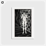 アートポストカード-The Finger Game - エルンスト ルートヴィヒ キルヒナー Postcard.