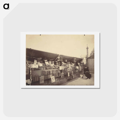アートポストカード-Place de la Bastille [bouquiniste]
 - ウジェーヌ アジェ Postcard.