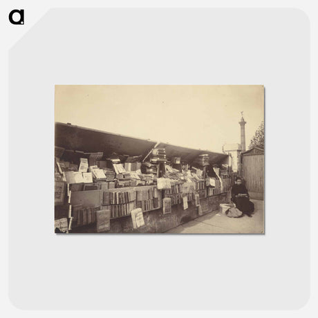 アートポストカード-Place de la Bastille [bouquiniste]
 - ウジェーヌ アジェ Postcard.