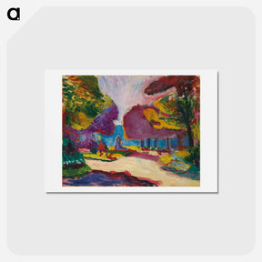 アートポストカード-Jardin Du Luxembourg - アンリ マティス Postcard.