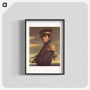 アートポスター-Portrait of a naval officer - ジャン フランソワ ミレー Poster.