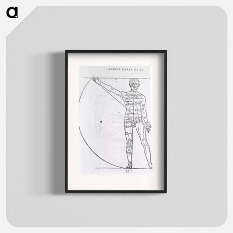 アートポスター-Illustrations on Correct Proportions of Human Anatomy
 - 国立医学図書館 Poster.