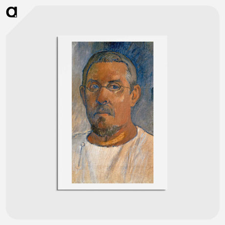 アートポストカード-Self-Portrait - ポール ゴーギャン Postcard.
