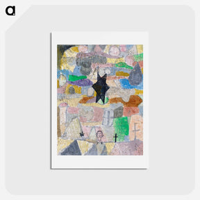 アートポストカード-Under a black star
 - パウル クレー Postcard.