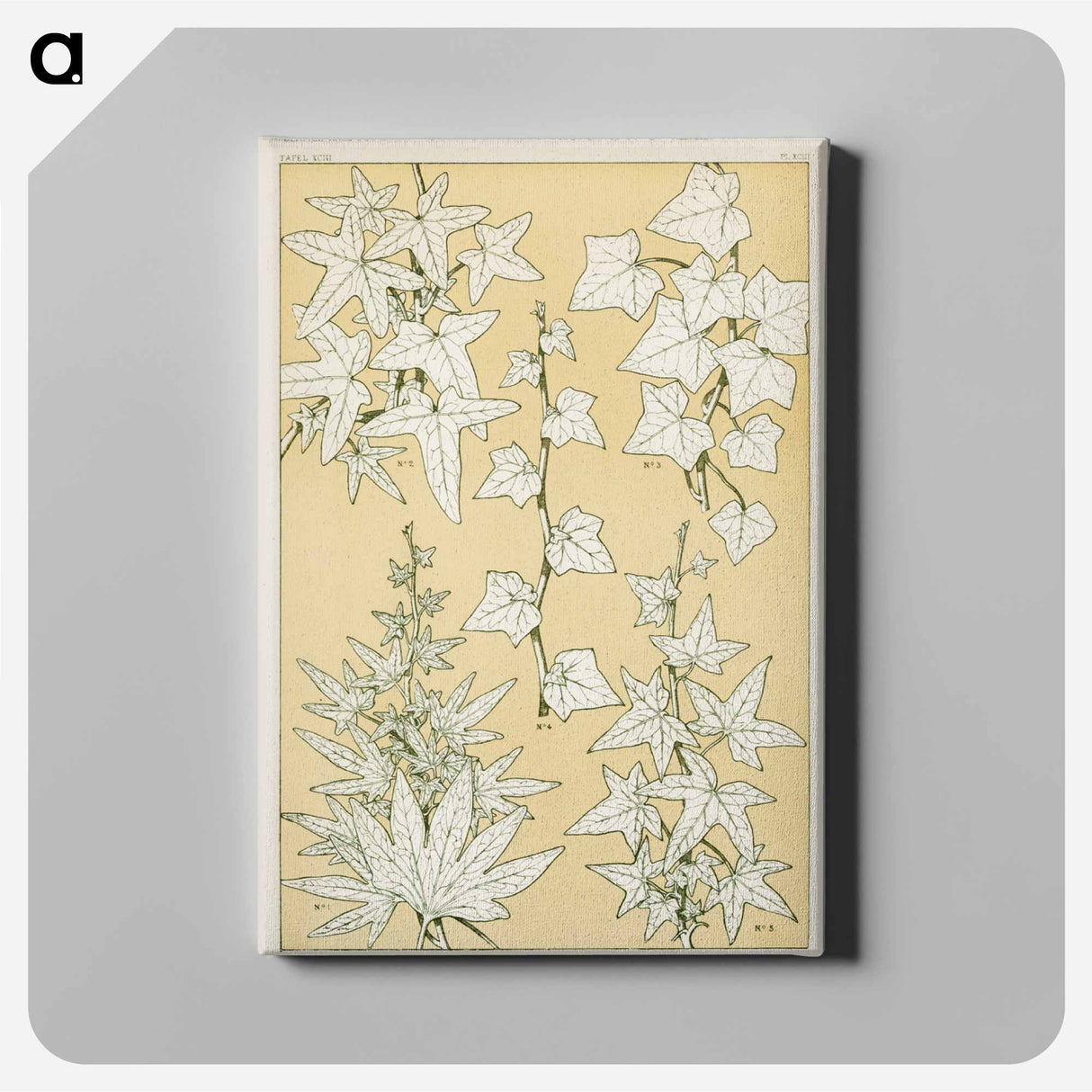 アートパネル-Grammar of Ornament Illustration
 - 装飾の文法 Canvas.