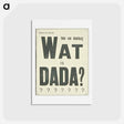アートポストカード-Cover of "What is dada" - テオ ファン ドゥースブルフ Postcard.