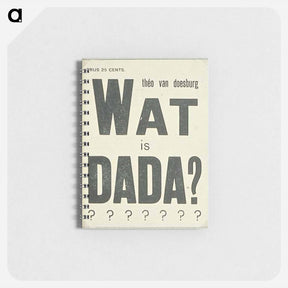 アートメモ帳-Cover of "What is dada" - テオ ファン ドゥースブルフ Memo.