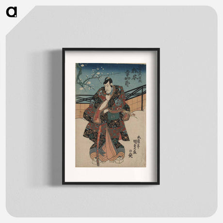 アートポスター-Godaime Matsumoto Kōshirō no Kudō Saemon no Suke
 - 歌川 国貞 Poster.