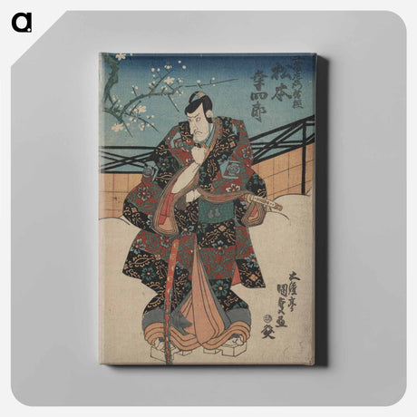 アートパネル-Godaime Matsumoto Kōshirō no Kudō Saemon no Suke
 - 歌川 国貞 Canvas.