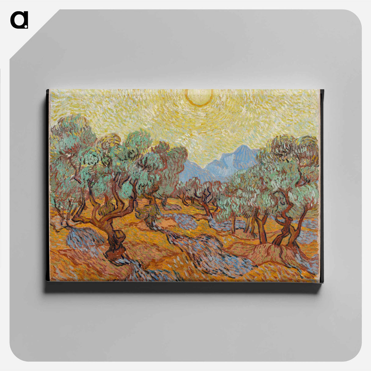 Olive Trees - フィンセント ファン ゴッホ Canvas.