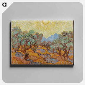 アートパネル-Olive Trees - フィンセント ファン ゴッホ Canvas.