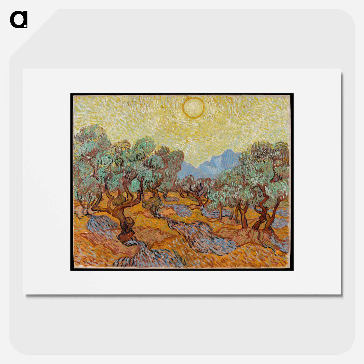 Olive Trees - Vincent van Gogh Poster.