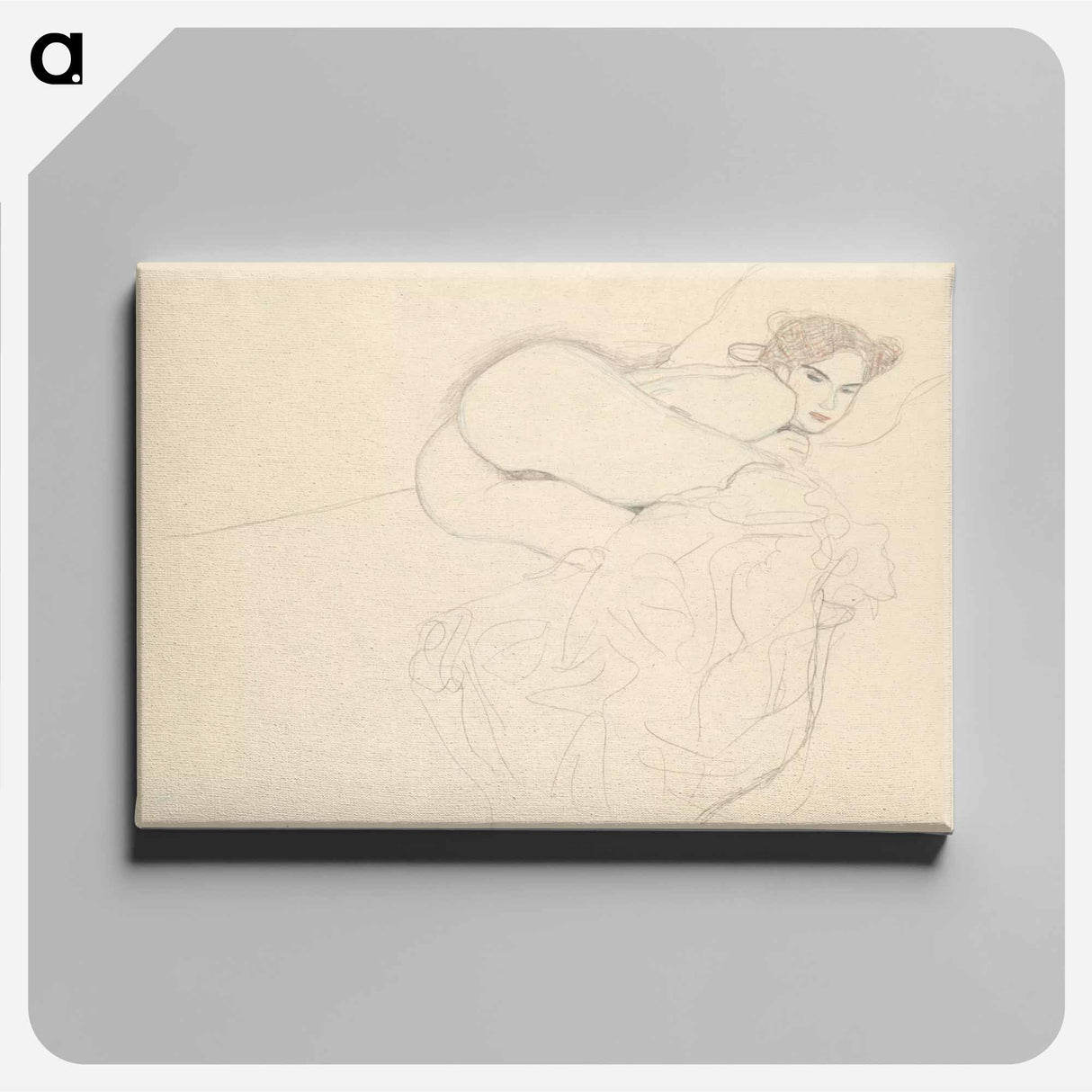 アートパネル-Huddled Nude
 - ウィーン博物館 Canvas.