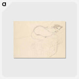 アートポストカード-Huddled Nude
 - ウィーン博物館 Postcard.