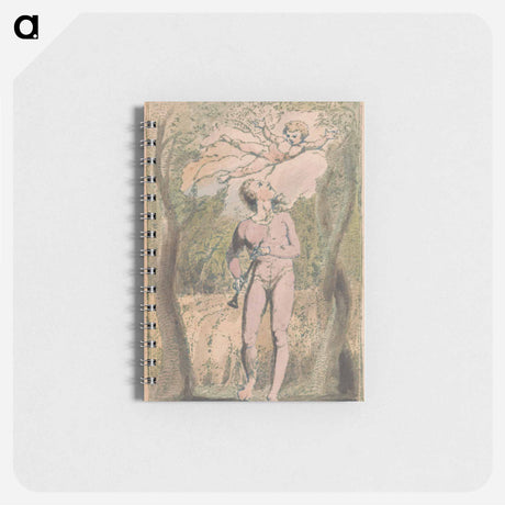 アートメモ帳-Songs of Innocence and of Experience, Plate 1, Innocence Frontispiece - ウィリアム ブレイク Memo.