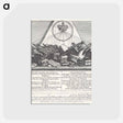 アートポストカード-Blowing off about his new Copyright Act - ウィリアム ホガース Postcard.