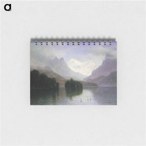 アートメモ帳-Mountain Scene - アルバート ビアスタット Memo.