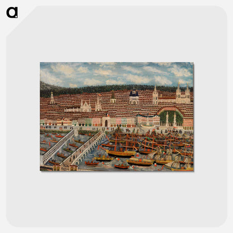 アートポストカード-View of Bordeaux
 - バーンズ・コレクション Postcard.