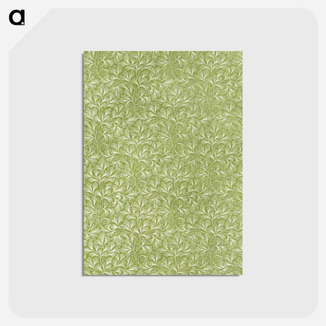 アートポストカード-Decorative Paper from Jezebel's Daughter
 - 大英図書館 Postcard.