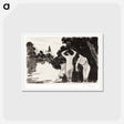 アートポストカード-Bathers - カミーユ ピサロ Postcard.