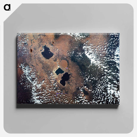 アートパネル-Ethiopian Lakes Region
 - 上空からの地球 Canvas.