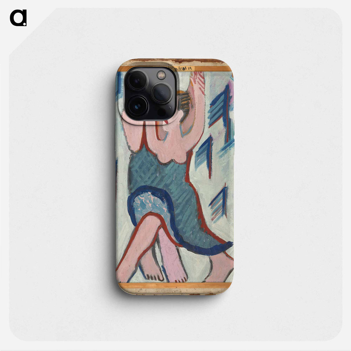 Dancing Couple in the Snow - Ernst Ludwig Kirchner Phone Case.