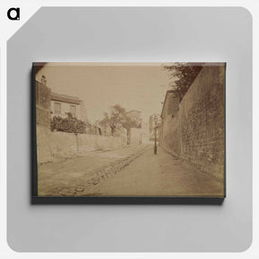 アートパネル-Montmartre, Rue de l'Abreuvoir
 - ウジェーヌ アジェ Canvas.