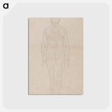 アートポストカード-Human Figure, Posterior View
 - ジョージ スタッブス Postcard.