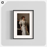 アートポスター-Catherine Vlasto, John Singer Sargent - ジョン シンガー サージェント Poster.