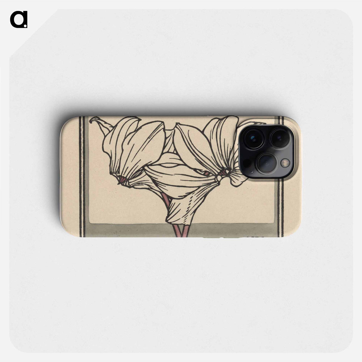 Cyclamen - Julie de Graag Phone Case.