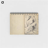 Picture Book of The Tōshisen (Chinese verses by Takai Ranzan), Series Seven - 葛飾 北斎 Memo.
