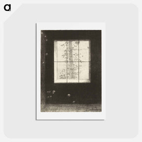 アートポストカード-Day, plate 6 from Dreams by Odilon Redon - オディロン ルドン Postcard.