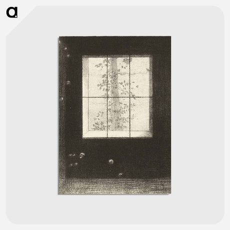アートポストカード-Day, plate 6 from Dreams by Odilon Redon - オディロン ルドン Postcard.