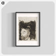 アートポスター-Portrait of Stéphane Mallarmé - ポール ゴーギャン Poster.