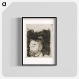 アートポスター-Portrait of Stéphane Mallarmé - ポール ゴーギャン Poster.
