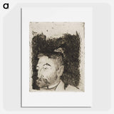 アートポスター-Portrait of Stéphane Mallarmé - ポール ゴーギャン Poster.