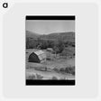 アートポストカード-Lemhi County Ranch
 - ラッセル リー Postcard.