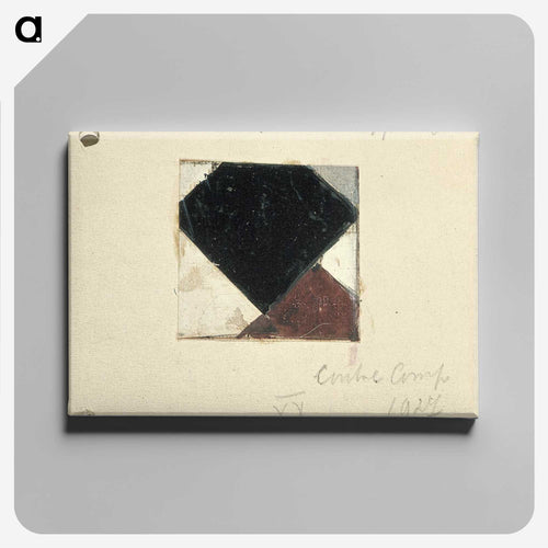 Studie voor Contra compositie XX - テオ ファン ドゥースブルフ Canvas.