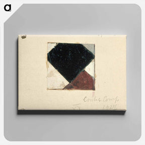 アートパネル-Studie voor Contra compositie XX - テオ ファン ドゥースブルフ Canvas.