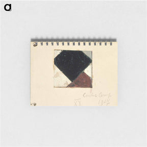 アートメモ帳-Studie voor Contra compositie XX - テオ ファン ドゥースブルフ Memo.