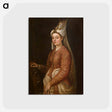 アートポストカード-Cameria, daughter of Suleiman the Magnificent - ティツィアーノ ヴェチェッリオ Postcard.