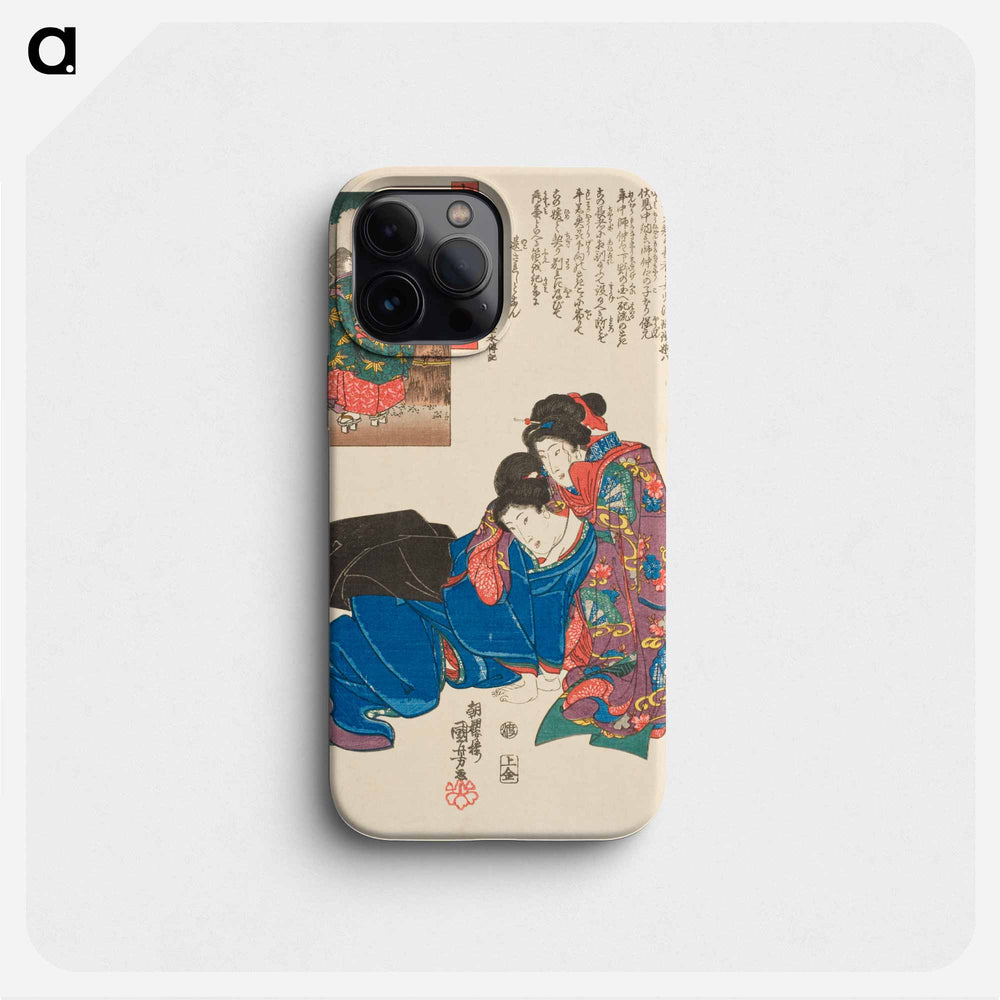 Mikawa Province: Jōruri-hime - 歌川 国芳 Phone Case.