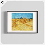 Harvest in Provence - Vincent van Gogh Poster.