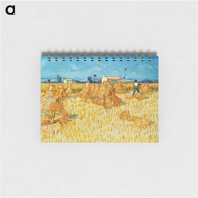 アートメモ帳-Harvest in Provence - フィンセント ファン ゴッホ Memo.
