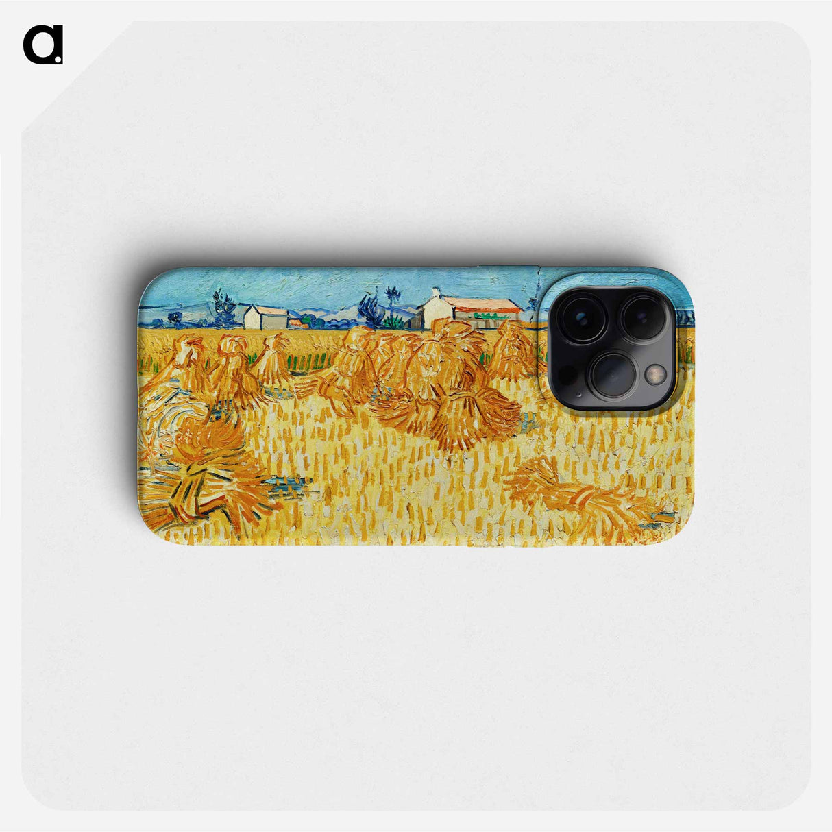 Harvest in Provence - Vincent van Gogh Phone Case.